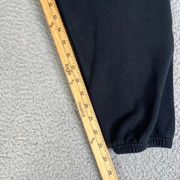 Volcom Sweatpants Youth XXL 14 Black Joggers Pink Logo Surf Skate Unisex - Picture 11 of 11